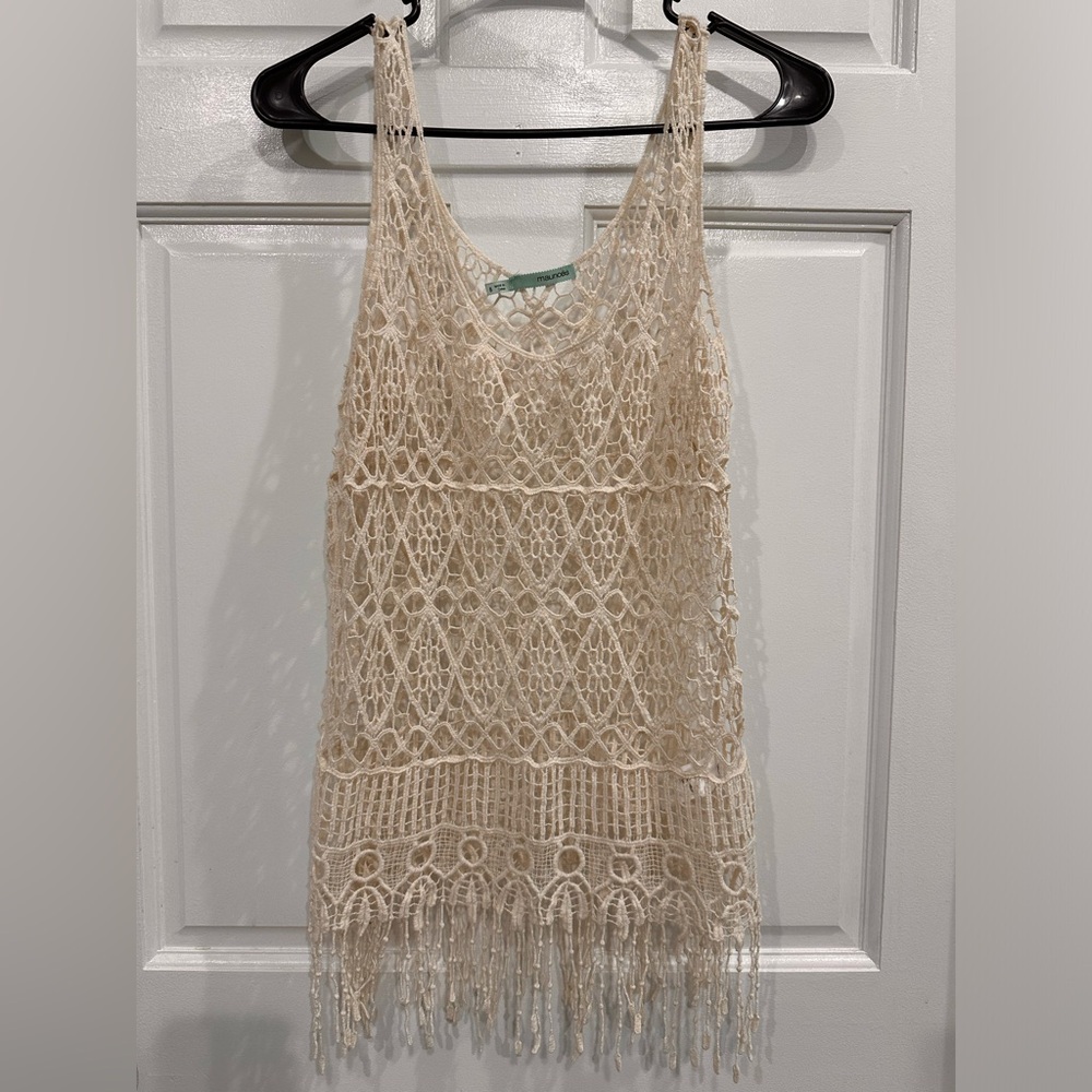 Boho coverup top by Maurice’s- 100% cotton!